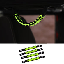 For 2007-2018 Jeep Wrangler JK JKU Top Roll Bar Grab Handles Paracord Grip Narrow Handle RT-TCZ