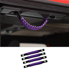 For 2007-2018 Jeep Wrangler JK JKU Top Roll Bar Grab Handles Paracord Grip Narrow Handle RT-TCZ