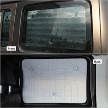 For 2007-2018 Jeep Wrangler JK JKU, 8PCs Heat Insulation Windshield & Window Sunshade Sunscreen Visor RT-TCZ