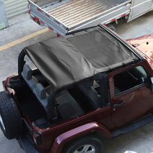 For 2007-2018 Jeep Wrangler JK Leather Roof Convertible Soft Top 2-Door Accessories RT-TCZ