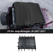For 2007-2018 Jeep Wrangler JK Leather Roof Convertible Soft Top 2-Door Accessories RT-TCZ