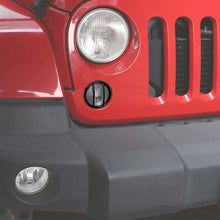 For 2007-2018 Jeep Wrangler JK Pair Fog Light Turn Signal Lamp Guard Trim RT-TCZ