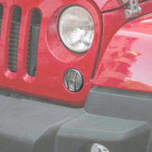 For 2007-2018 Jeep Wrangler JK Pair Fog Light Turn Signal Lamp Guard Trim RT-TCZ