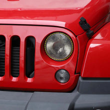 For 2007-2018 Jeep Wrangler JK Smoked Headlight Lamp Covers Trim Covers RT-TCZ