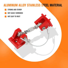 For 2007-2018 Jeep Wrangler JK  Stainless Steel Latch Hood Catch Kit (Red) RT-TCZ