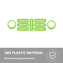 For 2007-2018 Jeep Wrangler JK Upgrade Front Honeycomb Mesh Grille+Front Headlight Inserts Trim Bezels RT-TCZ