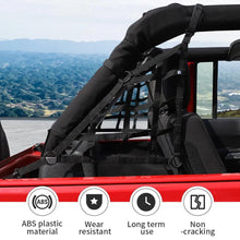 For 2007-2018 Jeep Wrangler JKU 4Door Cargo Side Net Trunk Side Restraint Baggage Mesh RT-TCZ