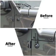 For 2007-2023 Jeep Wrangler JK JL/Gladiator JT Stubby Reflex Radio Antenna AM/FM RT-TCZ