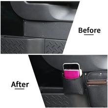 For 2007+ Jeep Wrangler JK JKU JL JLU JT 2/4Door  2*Front Door Storage Pockets Organizer Bag RT-TCZ
