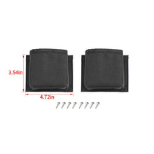 For 2007+ Jeep Wrangler JK JKU JL JLU JT 2/4Door  2*Front Door Storage Pockets Organizer Bag RT-TCZ