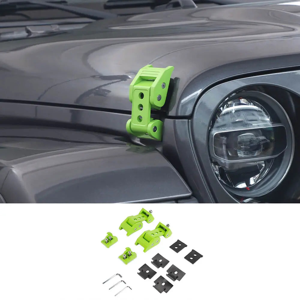 RT-TCZ Car Side Hood Catch Latches Buckle For Jeep Wrangler JK JL