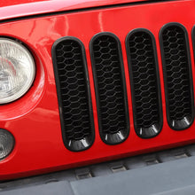For 2007–2018 Jeep Wrangler JK Clip-in Honeycomb Mesh Grille Insert Trim Cover RT-TCZ