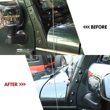 For 2007–2018 Jeep Wrangler JK JKU – A Pillar Screw Bolt Cover Hood Trim Protection 12PCS RT-TCZ