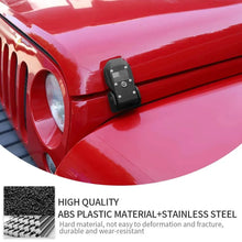 For 2007–2018 Jeep Wrangler JK JKU – Anti-Theft Hood Locking Buckle Catch Latch with Keys RT-TCZ