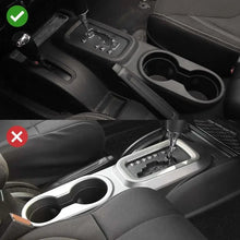For 2011-18 Jeep Wrangler JK 2X Central Gear Shift Decor Ring Trim Cover RT-TCZ