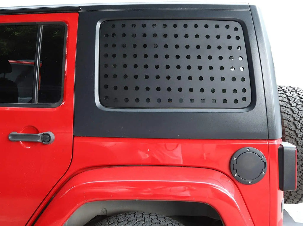 Jeep Wrangler JKU & Unlimited 4-Door 2PCS Rear Window Glass Panel
