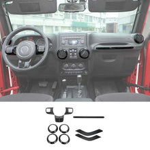 For 2011-2018 2Door Jeep Wrangler JK 10pc Full Set Interior Decor cover Trim Kit RT-TCZ