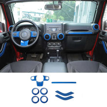 For 2011-2018 2Door Jeep Wrangler JK 10pc Full Set Interior Decor cover Trim Kit RT-TCZ