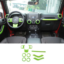 For 2011-2018 2Door Jeep Wrangler JK 10pc Full Set Interior Decor cover Trim Kit RT-TCZ