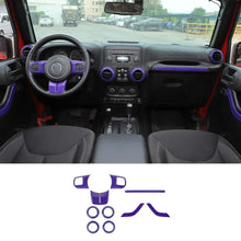 For 2011-2018 2Door Jeep Wrangler JK 10pc Full Set Interior Decor cover Trim Kit RT-TCZ