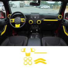For 2011-2018 2Door Jeep Wrangler JK 10pc Full Set Interior Decor cover Trim Kit RT-TCZ
