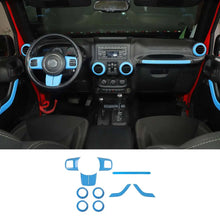 For 2011-2018 2Door Jeep Wrangler JK 10pc Full Set Interior Decor cover Trim Kit RT-TCZ