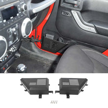 For 2011-2018 Jeep Wrangler JK 2/4-Door Front & Rear Door Net Replacement Door Map Pocket Metal Storage Box Organizer US Flag RT-TCZ