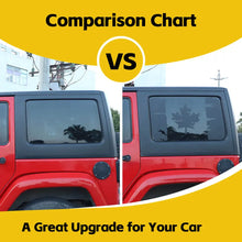For 2011-2018 Jeep Wrangler JK 4Door Window Decal Rear Window Sticker Canada Flag RT-TCZ