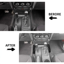 For 2011-2018 Jeep Wrangler JK Aluminum Alloy Tray Gear Shift Center Console Storage Box RT-TCZ