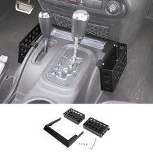 For 2011-2018 Jeep Wrangler JK Aluminum Alloy Tray Gear Shift Center Console Storage Box RT-TCZ