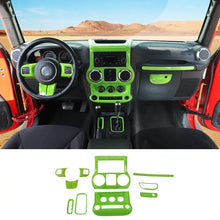 For 2011-2018 Jeep Wrangler JK JKU 10pcs Interior Decoration Trim Cover Kit RT-TCZ