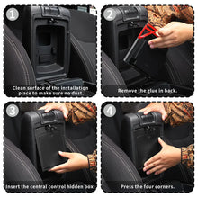 For 2011-2018 Jeep Wrangler JK JKU Front Center Console Armrest Hidden Storage Box RT-TCZ