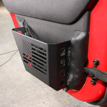For 2011-2018 Jeep Wrangler JK JKU Front/Rear Door Net Replacement Door Map Pocket Metal Storage Box Organizer US Flag RT-TCZ