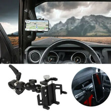 For 2011-2018 Jeep Wrangler JK JKU Phone Holder Mount, Matt Black (Upgraded Version) RT-TCZ