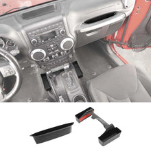 For 2011-2018 Jeep Wrangler JK Passenger Side Grab Handle Insert & Gear Shift Center Console Storage Box RT-TCZ