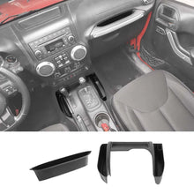 For 2011-2018 Jeep Wrangler JK Passenger Side Grab Handle Insert & Gear Shift Center Console Storage Box RT-TCZ