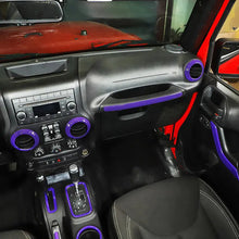 For 2011-2018 Jeep Wrangler JKU 4Door 21PCS Interior Decoration Trim Kit Full Set Cover RT-TCZ