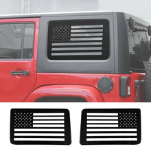 For 2011-2018 Jeep Wrangler JKU Rear Window Sticker Decal , American Flag RT-TCZ