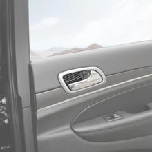 For 2011-2020 Jeep Grand Cherokee WK2 Inner Door Handle Bowl Decor Sticker Black Carbon Fiber RT-TCZ