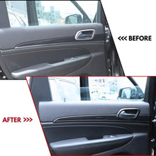 For 2011-2021 Jeep Grand Cherokee WK2 Dashboard Panel Trim & Door Handle Cover Kit RT-TCZ