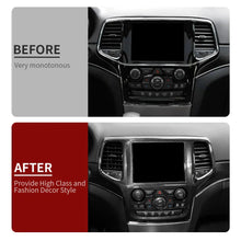 For 2014-2018 Jeep Grand Cherokee WK2 GPS Navigation Panel Trim Cover Bezel RT-TCZ