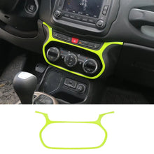 For 2015-2017 Jeep Renegade Car Center Control Air Condition Switch Frame Cover Trim RT-TCZ