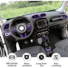 For 2015+ Jeep Renegade 29 x Inner Center Console Door Decor Cover Trim Kit RT-TCZ