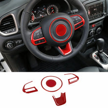 For 2015+ Jeep Renegade 5x Steering Wheel Frame Trim Decor Cover RT-TCZ