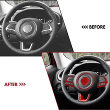 For 2015+ Jeep Renegade 5x Steering Wheel Frame Trim Decor Cover RT-TCZ