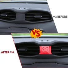 For 2015+ Jeep Renegade Central Air Outlet Vents Cover Trim Aluminum RT-TCZ