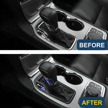 For 2016-2021 Jeep Grand Cherokee WK2 Gear Shift Panel & Cup Holder Cover Trim Ring Bezels RT-TCZ