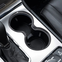 For 2016-2021 Jeep Grand Cherokee WK2 Gear Shift Panel & Cup Holder Cover Trim Ring Bezels RT-TCZ