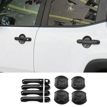 For 2016+ Jeep Renegade Door Handle Cover Smart Keyhole & Cup Bowl Trim RT-TCZ