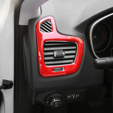 For 2017-2020 Jeep Compass Dashboard Side Air Vent Panel Cover Trim Bezels RT-TCZ